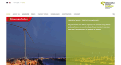 Desktop Screenshot of erneuerbare-energien-hamburg.de